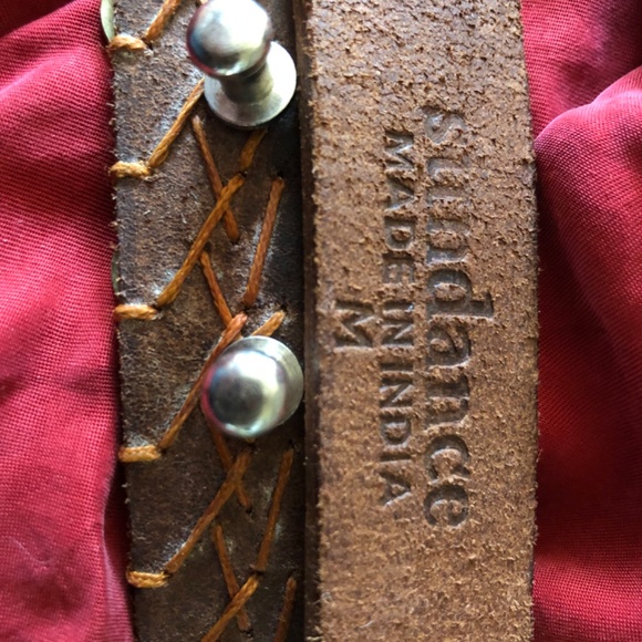 Sundance leather wrap belt - Picture 2 of 4